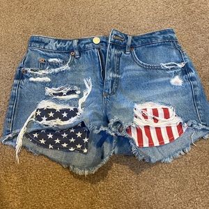 American Flag Shorts